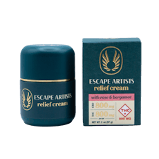 Escape Artists: Topical | Cedar and Black Pepper 1:1 | 800mg CBD : 800mg THC | 2oz