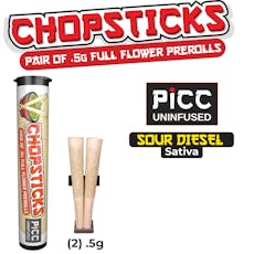 CHOPSTICKS | Pre-roll 0.5G 2-Pack | Sour Diesel