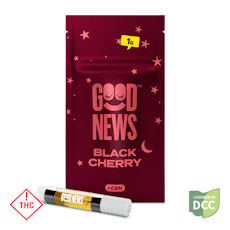 Black Cherry (+CBN) - Distillate Cart - 1g - 2day - Good News