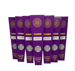 Natural Hemp Cones (6ct)