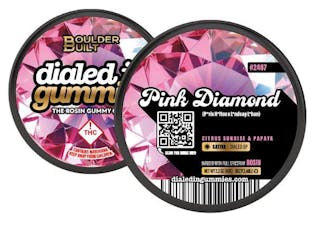 Dialed In - Rosin Gummies - Pink Wednesday (S) 100mg