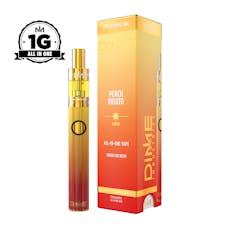 (DIME) Live Resin 1g Disposable (Peach Mojito)