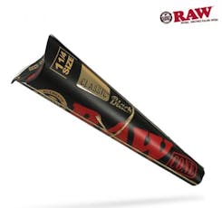 RAW Classic | 1 1/4 | Papers | 6 Pack | Black Cones