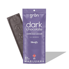 Gron: Chocolate | Dark Vanilla Sea Salt Bar | 1:1:1 | 100mg CBD : 100mg CBN : 100mg THC | 10pk (Copy)