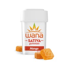 Wana - Mango Gummies (S) 10pk - 100mg