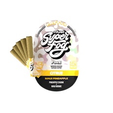 MFUSED | SUPER FOG FIRE FATTYS MAUI PINEAPPLE 5PK PREROLLS 2.5G