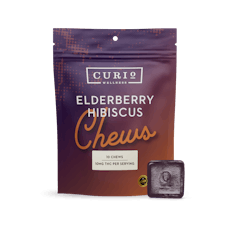 CURIO WELLNESS - ELDERBERRY HIBISCUS 10PK 100MG HYBRID