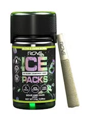 Rove - Ice Packs - Infused Prerolls 5pk - Sour Lime Haze (S) (2.5g)