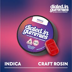 Dialed In - Lux Cherry Classic Rosin Gummies (100mg 10pk)