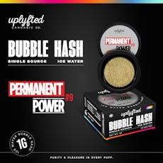 UPLYFTED | PERMANANT POWER #9 | HYBRID | BUBBLE HASH | 1G | REC