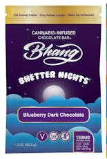 Bhang Chocolate Bar l Dark Blueberry (indica, 100mg thc / 50mg cbn)