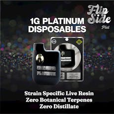 Jet Fuel Gas 1g Flipside Platinum Disposable Live Resin - Plaid Jacket