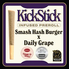 Mule Smash Hash Burger x Daily Grape Infused Pre-Roll 1g