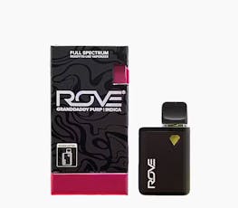 Rove | Granddaddy Purp | Live Resin Diamond | Vape AIO "Minibar" | Indica-Hybrid | 0.5g