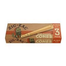 Zig Zag | Cones | Unbleached King Size 3pk