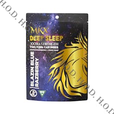 MKX Deep Sleep Blue Razz Gummies 4:1 THC/CBN 200mg/50mg