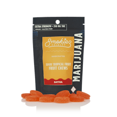 Smokiez: Gummies | Sour Tropical Fruit | Sativa | 250mg | 10pk