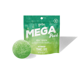 GRÖN | Sour Apple | 100mg Mega Gummie Pearl