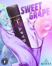 Pyramid | Burst | Sweet Grape | Disposable Vape | 1g