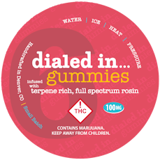 Dialed In - Rosin Gummies - Hula Berry (H) 100mg