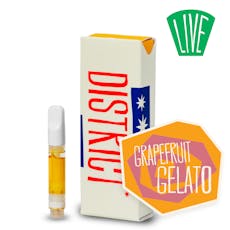 Live Resin Grapefruit Gelato Cartridge 0.5g