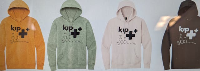 Kip | Pullover Hoodie | Kip Branded w/THC Molecule | M-XXXL | Assorted Colors