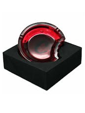 COOKIES C-Bite Glass Ashtray - Red