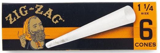 Zig Zag 6pk Cones 1 1/4