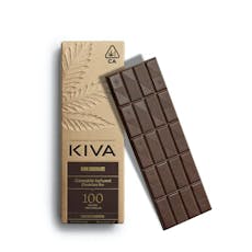 KIVA | Chocolate 100mg | Dark Chocolate