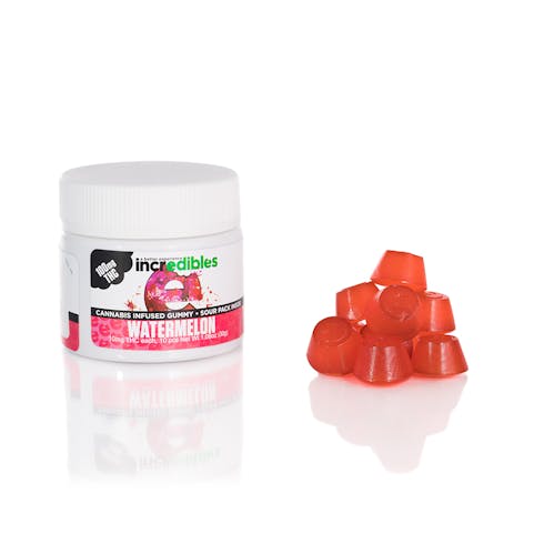 Incredibles Sour Watermelon Gummies