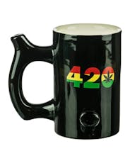 Roast & Toast Ceramic Mug W/ larger hand pipe - 420