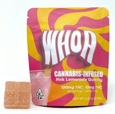 WHOA Pink Lemonade Gummy 100mg