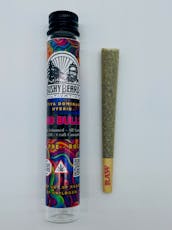 Bushy Beard | Red Bullz | Pre-Roll | 1g | 25.07% THC