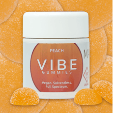 Peach (Hybrid) Solventless Gummies 10pk - 100mg