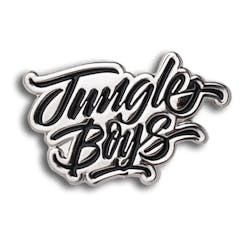 Stacked Emblem Pin | Black