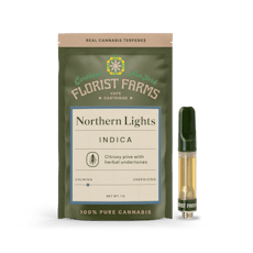 Florist Farms | Northern Lights | Indica | 1G 510 Vape Cart