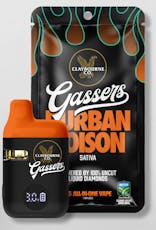 Claybourne Gassers 1g AIO - Durban Poison
