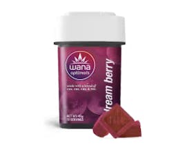 Wana - Dream Berry 1:1:2:4 (CBG:CBN:THC:CBD) Chews (10ct/10mg)