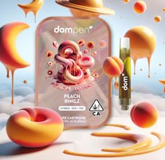 DomPen Peach Ringz 1g Cart