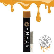 AMAZE - PREROLL INFUSED ROSIN - 0.5G - TRIPLE BURGER - INDICA