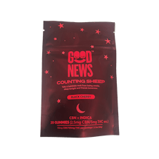 100MG Gummies Good News Counting Sheep Black Cherry 2:1 (THC/CBN) 20PK