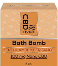 Bath Bomb | Amber Bergamont | 100mg CBD