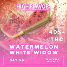 1g Watermelon White Widow Infused Pre-Rolls | TAX INCLUDED