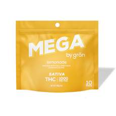 Lemonade (Sativa) MEGA Pearl Gummies 10pk - 1,000mg