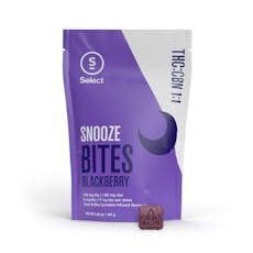 Blackberry Snooze Bites | 1:1 THC:CBN Gummies | 100mg