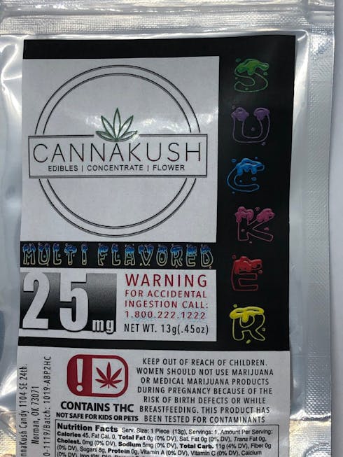Cannakush - Suckers 25mg