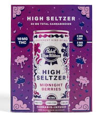 Pabst Blue Ribbon High Seltzer - Midnight Berries 4 Pack