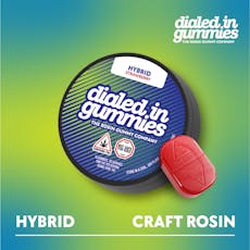 LIMITED SUPPLY Dialed In - Strawberry Classic Rosin Gummies (100mg 20pk)