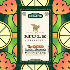 Strawberry Lemonade "Quad" | 100mg 10-Piece | 1:1:1:1 THC:CBD:CBN:CBG Mini Kickers
