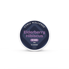 Elderberry Hibiscus Chews - 10mg 10ct - Curio